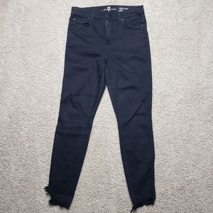 7 For All Man Kind - High Waist Ankle Gwenevere Jeans